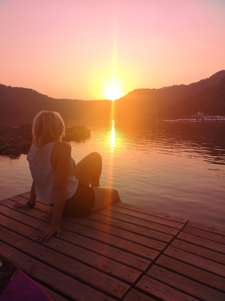 Sunset at Seahorse Beach, Blue Lagoon, Turkey
