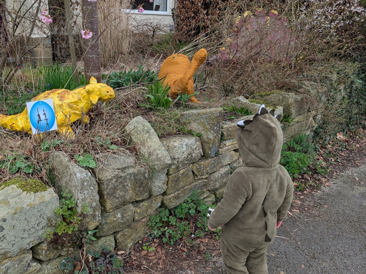 The weird and wonderful Dino Easter Egg Trail in Embsay